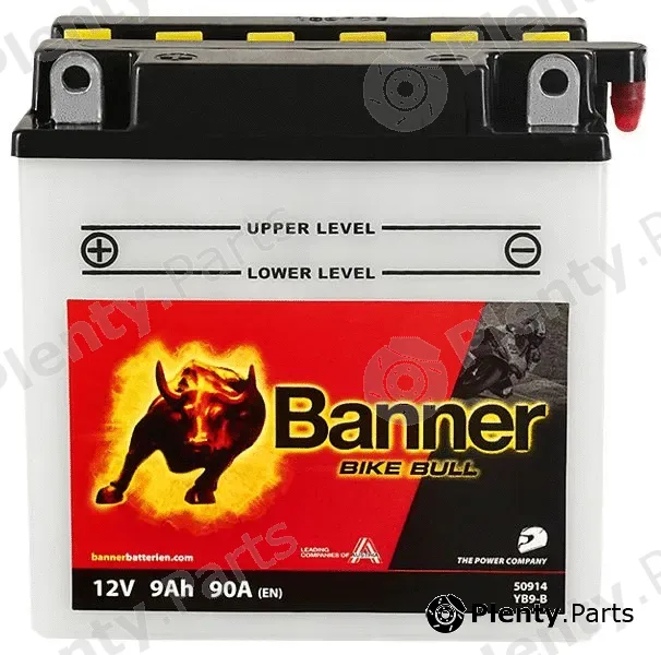 BannerPool 020509140100 — Starter Battery Bike Bull
