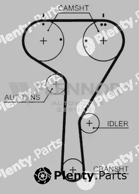 Flennor 4579V — Timing Belt