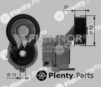 Flennor FS99481 — Tensioner Pulley, V-ribbed belt