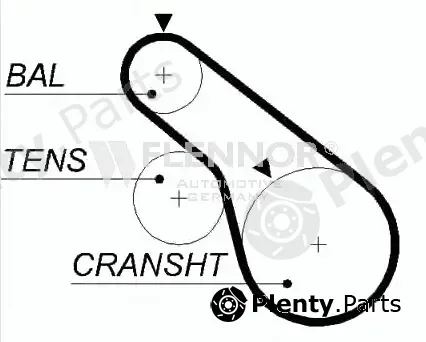 Flennor 4469V — Timing Belt