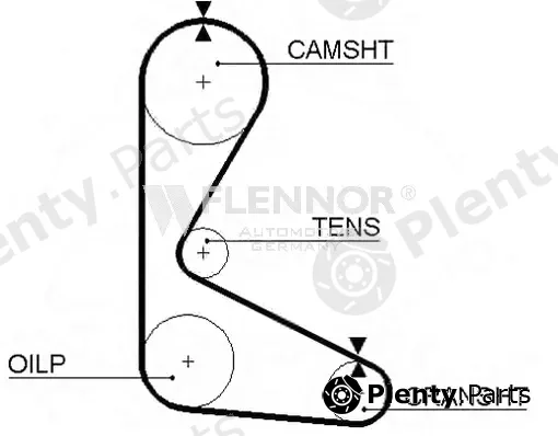 Flennor 4004 — Timing Belt