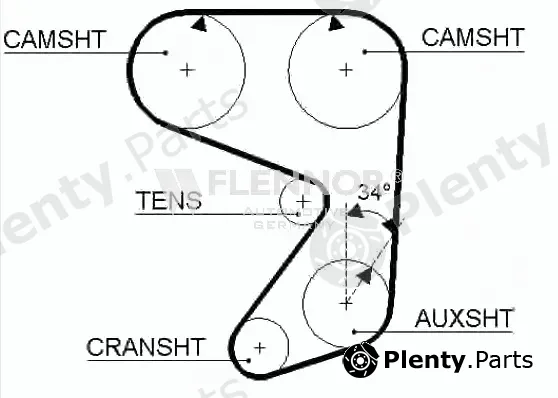 Flennor 4994 — Timing Belt