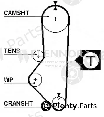 Flennor 4956 — Timing Belt