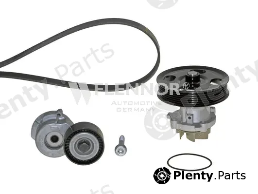 Flennor FP16PK1320 — Water Pump + V-Ribbed Belt Kit