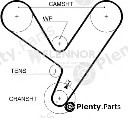Flennor 4197V — Timing Belt