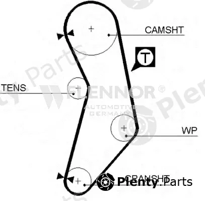 Flennor 4434V — Timing Belt