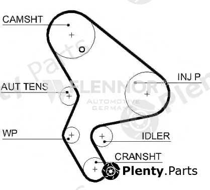 Flennor 4489V — Timing Belt