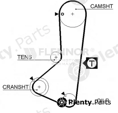 Flennor 4009 — Timing Belt