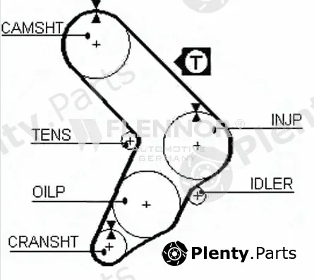 Flennor 4955 — Timing Belt