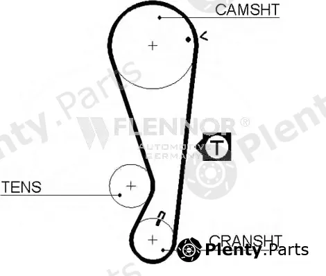 Flennor 4323V — Timing Belt