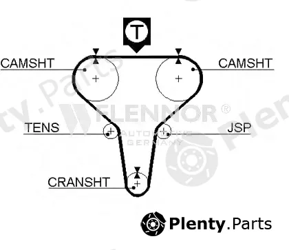 Flennor 4162V — Timing Belt
