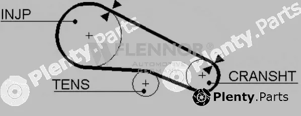 Flennor 4093 — Timing Belt