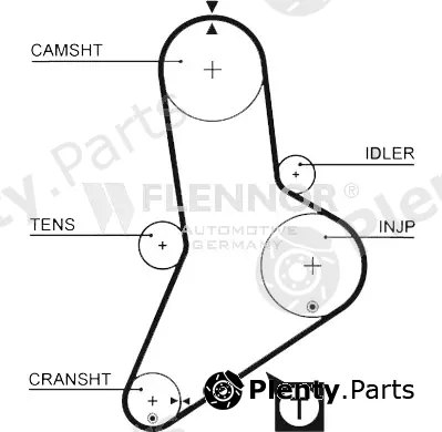 Flennor 4224V — Timing Belt