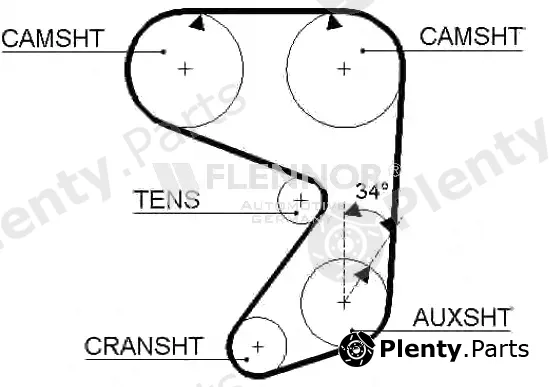 Flennor 4993 — Timing Belt