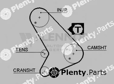 Flennor 4461V — Timing Belt