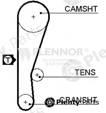 Flennor 4019 — Timing Belt