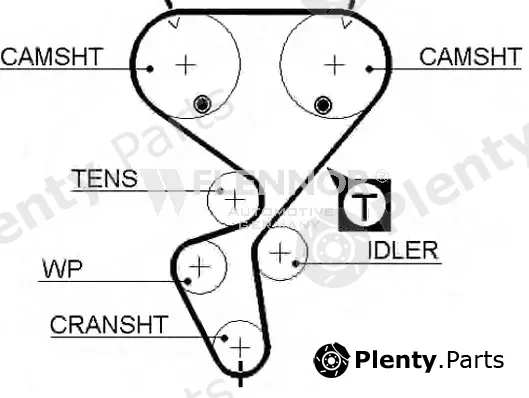 Flennor 4347V — Timing Belt