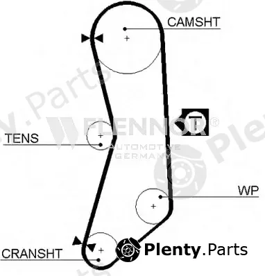 Flennor 4433V — Timing Belt