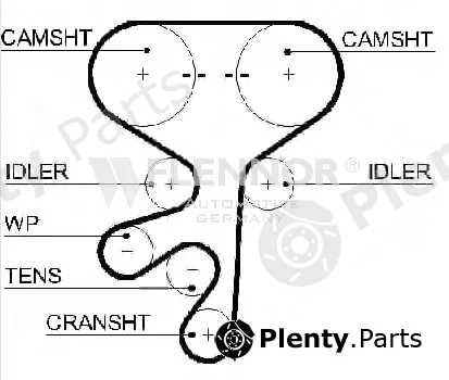 Flennor 4592V — Timing Belt