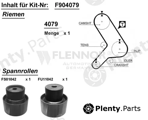 Flennor F904079 — Timing Belt Kit