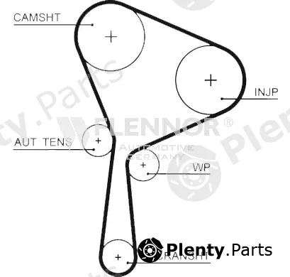 Flennor 4543V — Timing Belt