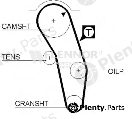 Flennor 4072V — Timing Belt