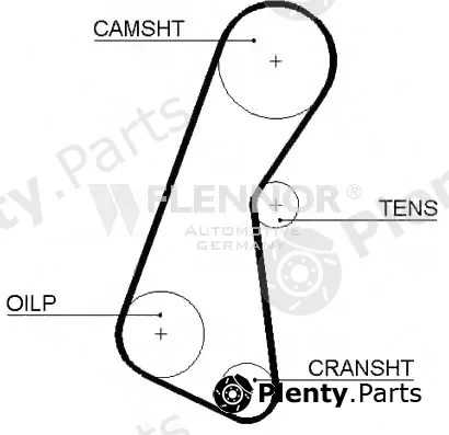 Flennor 4010 — Timing Belt