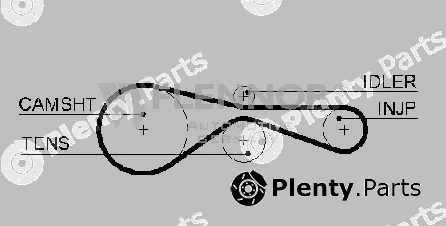 Flennor 4502V — Timing Belt