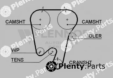 Flennor 4232V — Timing Belt
