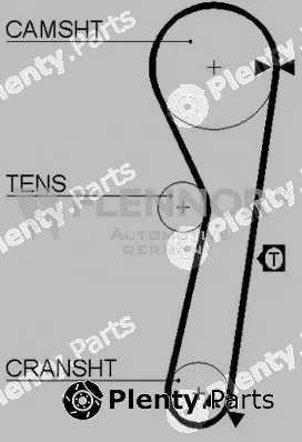 Flennor 4151V — Timing Belt