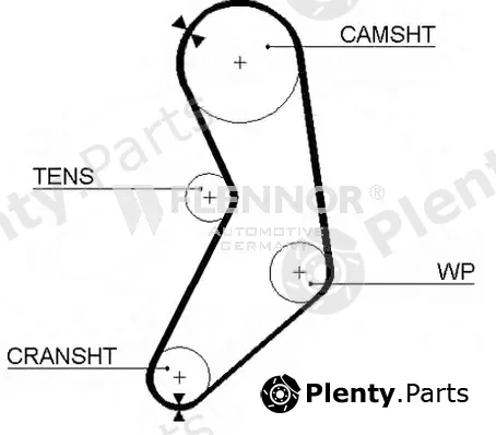 Flennor 4177V — Timing Belt