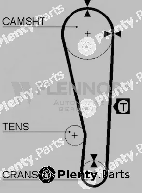 Flennor 4102V — Timing Belt