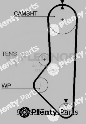 Flennor 4974 — Timing Belt