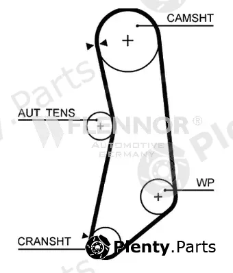 Flennor 4516V — Timing Belt