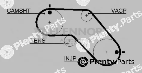 Flennor 4493V — Timing Belt