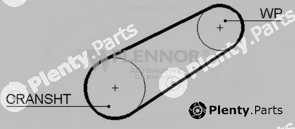 Flennor 4931 — Timing Belt