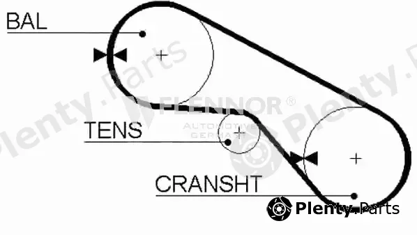 Flennor 4914 — Timing Belt