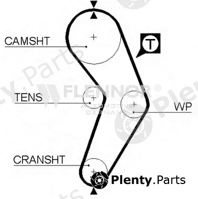 Flennor 4362V — Timing Belt