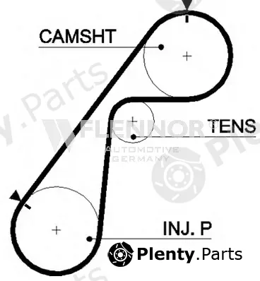 Flennor 4367V — Timing Belt