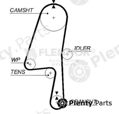 Flennor 4479V — Timing Belt