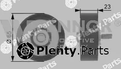Flennor FU21920 — Deflection/Guide Pulley, V-ribbed belt