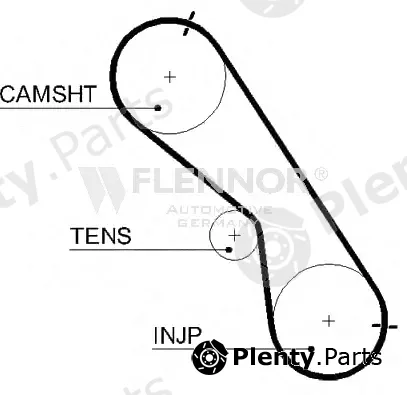 Flennor 4459V — Timing Belt