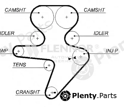 Flennor 4475V — Timing Belt