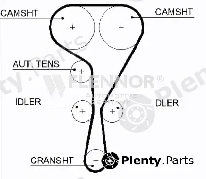 Flennor 4449V — Timing Belt