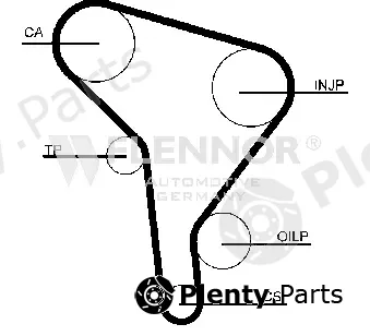 Flennor 4511V — Timing Belt