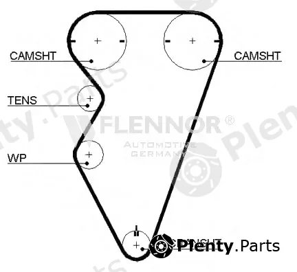 Flennor 4386V — Timing Belt