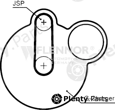 Flennor 4539 — Timing Belt