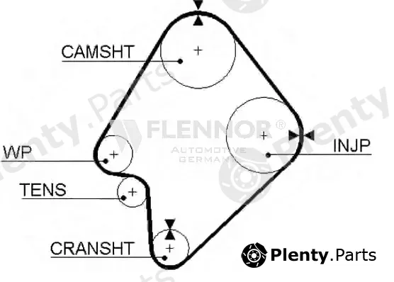 Flennor 4299V — Timing Belt