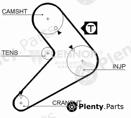 Flennor 4111 — Timing Belt