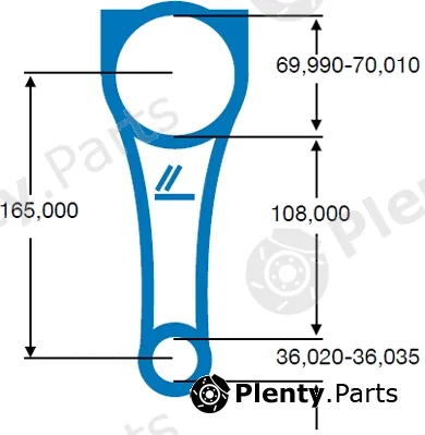 Ipsa CO000400 — Connecting Rod